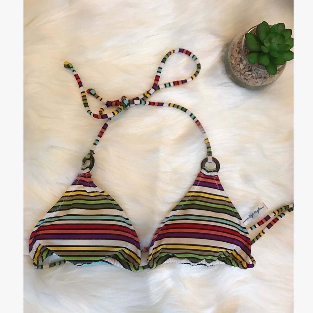 • Rainbow Bikini Top •